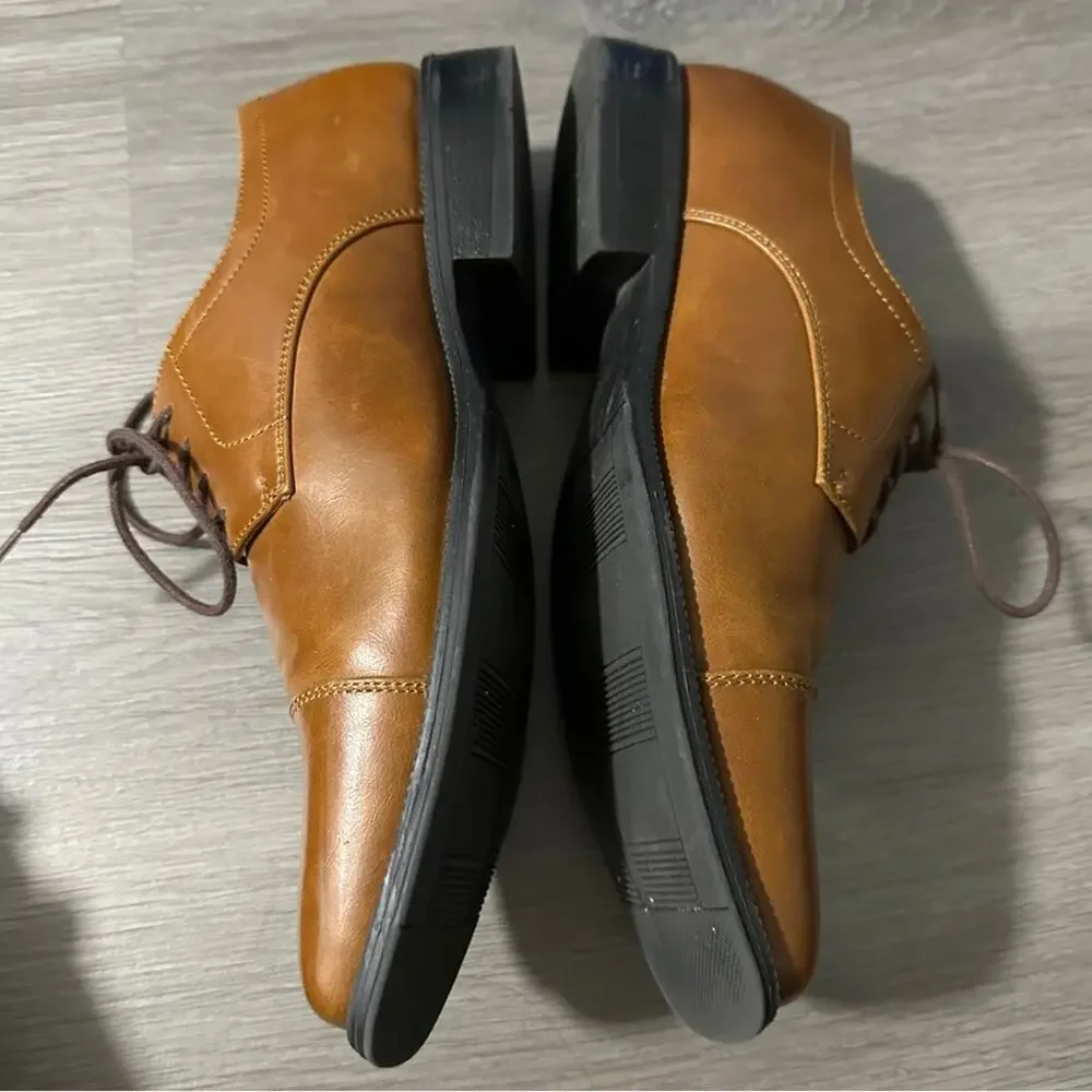 Alfani Men's‎ Adam Cap Toe Brown Oxford Dress Shoes Size 11